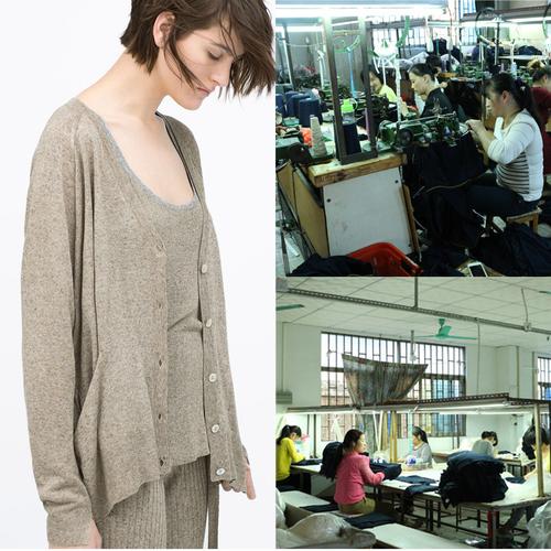 淘工厂-女式针织服装实力加工厂贴牌生产小批量来样定做生产定制